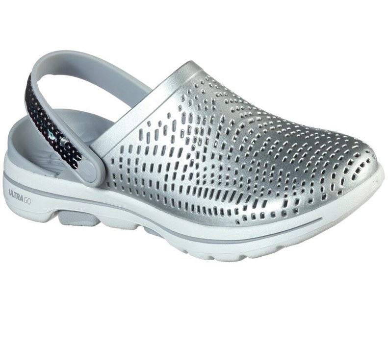 Skechers Cali Gear: Gowalk 5 - Elegance - Womens Sandals Silver [AU-CV3206]